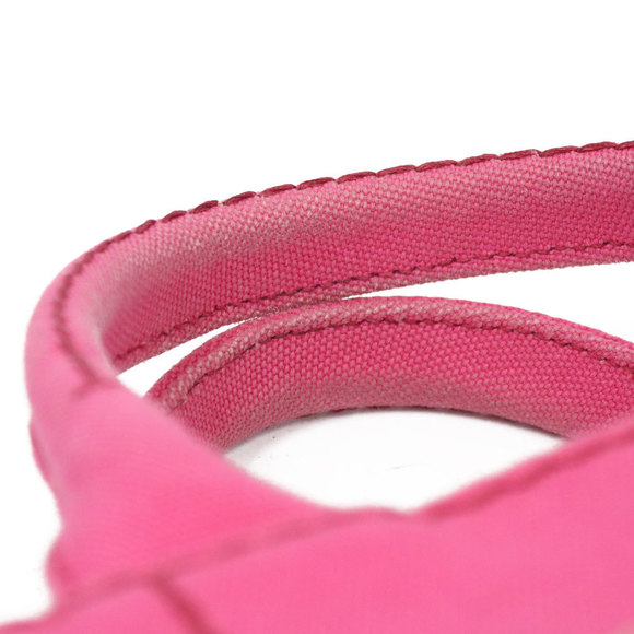 Prada PM Pink Bag canvas Canapa Shoulder Tote - Picture 1 of 8